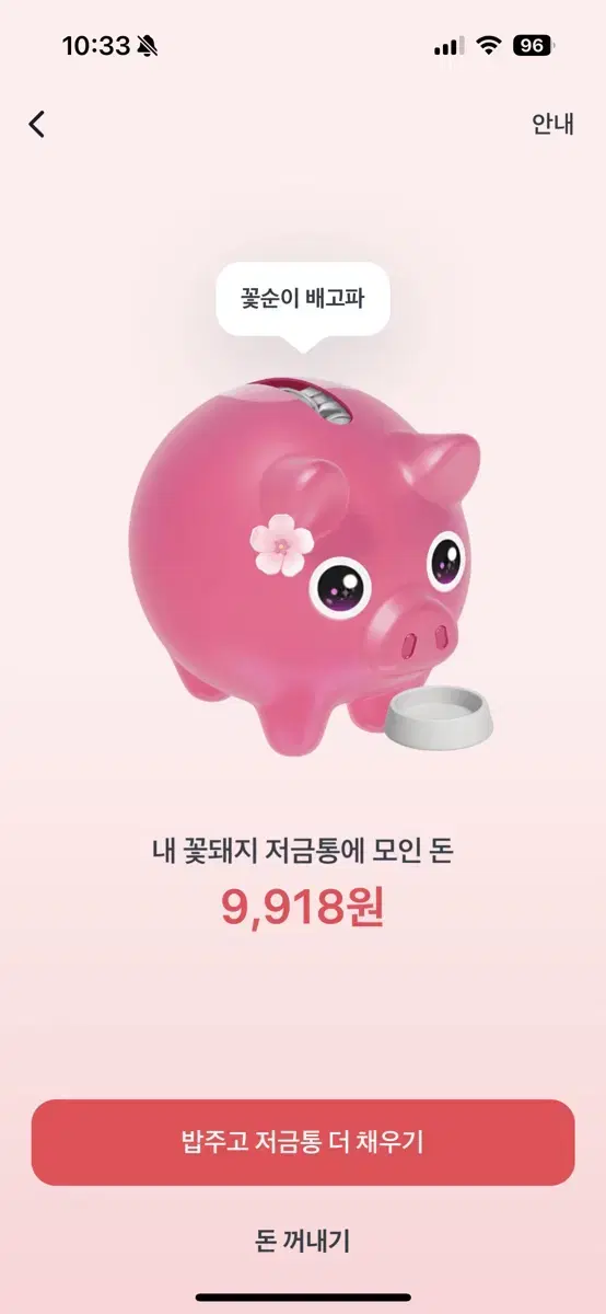 토스 꽃돼지 저금통 부탁드려요!!